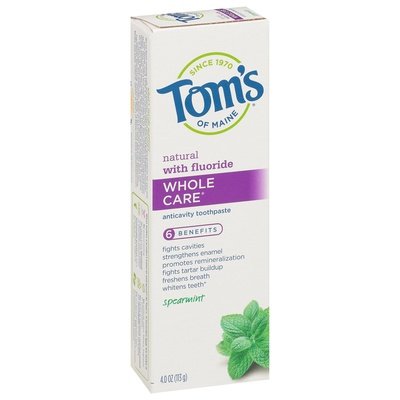 Toms Of Maine Toothpaste Anticavity Spearmint Natural 6/4 OZ [UNFI-CARLISLE #2370138]