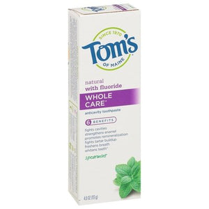 Toms Of Maine Toothpaste Anticavity Spearmint Natural 6/4 OZ [UNFI-CARLISLE #2370138]