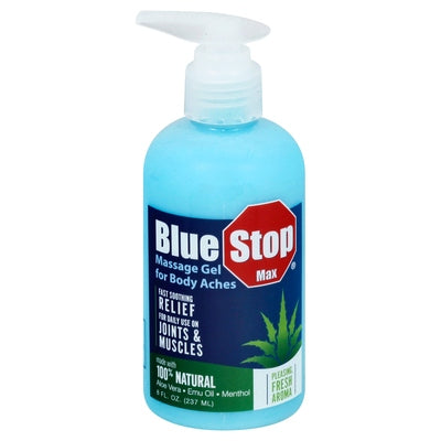 Blue Stop Max Relief for Joints + Muscles Triple Action Fresh Scent 1/8 OZ [UNFI-CARLISLE #2910057]