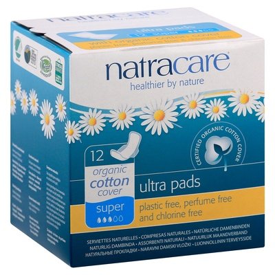 Natracare Pads Ultra Organic Super 1/12 CT [UNFI-CARLISLE #735654]