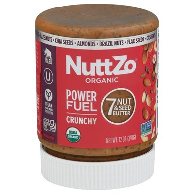 Nuttzo 7 Nut & Seed Butter Organic Power Fuel Crunchy 6/12 OZ [UNFI #2073872] [ebt]