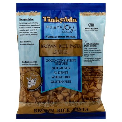 Tinkyada Brown Rice Pasta Shells 12/16 OZ [UNFI #639922] [ebt]
