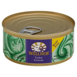 Wellness Natural Food For Cats Turkey Formula 24/5.5 OZ [UNFI #0806356]