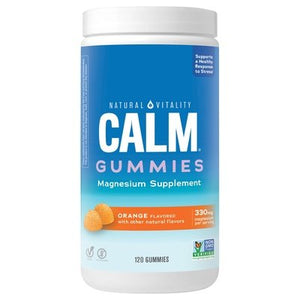 Natural Vitality Magnesium Supplement 330 Mg Gummies Orange Flavored 1/120 CT [UNFI-CARLISLE #2715720]