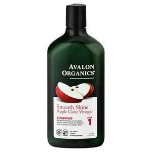 Avalon Organics Shampoo Apple Cider Vinegar Smooth Shine Step 1 1/11 OZ [UNFI-CARLISLE #2186021]