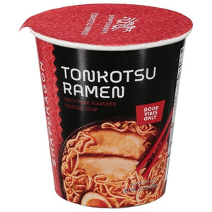 Snapdragon Noodle Soup Spicy Pork Flavored Tonkotsu Ramen 6/2.2 OZ [UNFI-CARLISLE #2779155] [ebt]