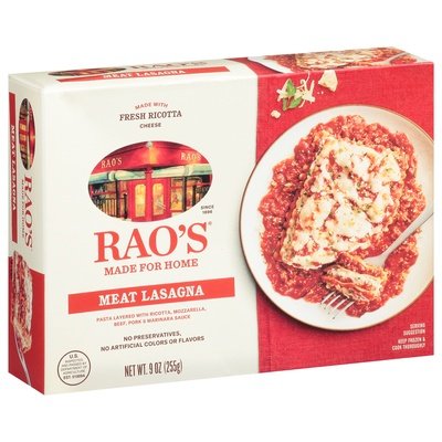 Raos Meat Lasagna 8/8.9 OZ [UNFI #2460517] [ebt]