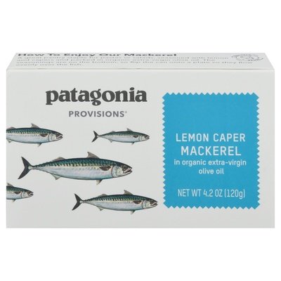 Patagonia Provisions Mackerel Lemon Caper 10/4.2 OZ [UNFI-CARLISLE #2544799] [ebt]