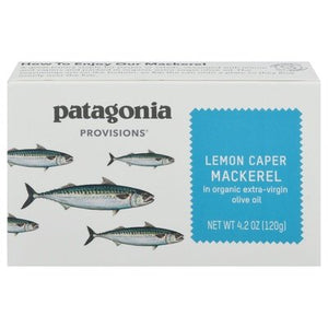 Patagonia Provisions Mackerel Lemon Caper 10/4.2 OZ [UNFI-CARLISLE #2544799] [ebt]