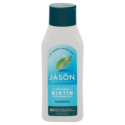 Jason Natural Products Shampoo Thickening Biotin + Hyaluronic Acid 1/16 OZ [UNFI-CARLISLE #977504]