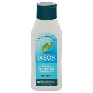 Jason Natural Products Shampoo Thickening Biotin + Hyaluronic Acid 1/16 OZ [UNFI-CARLISLE #977504]