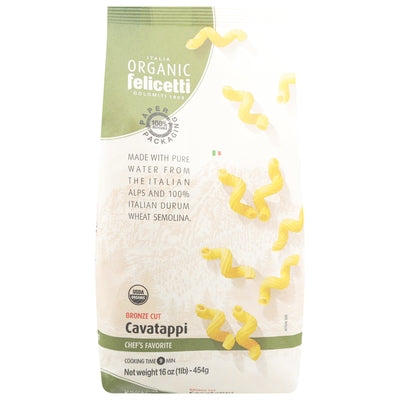 Felicetti Organic Cavatappi Organic Bronze Cut 12/16 OZ [UNFI #02513828] [ebt]