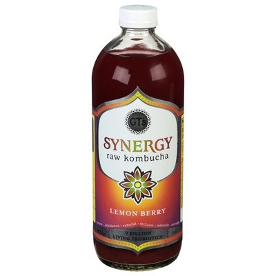 Gts Kombucha Raw Lemon Berry 6/48 OZ [UNFI #2909521] [ebt] D