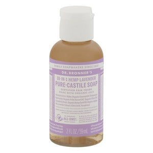 Dr Bronners Soap Pure-Castile Hemp Lavender 18-In-1 12/2 OZ [UNFI-CARLISLE #814376]