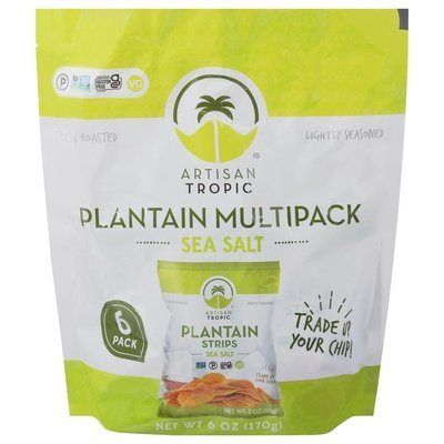 Artisan Tropic Plantain Strips Sea Salt 6 Pack 6/6 OZ [UNFI #2612315] [ebt]