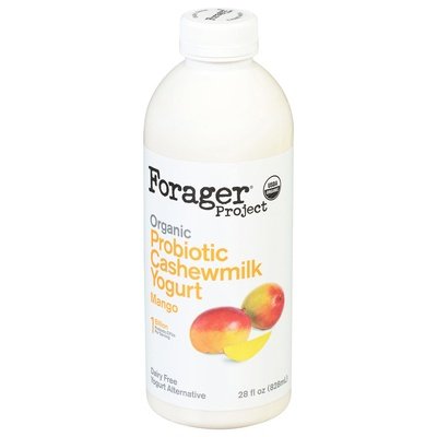 Forager Project Cashewmilk Yogurt Mango Dairy Free Organic Probiotic 6/28 OZ [UNFI #2346757] [ebt]
