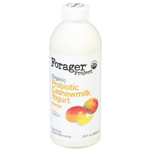 Forager Project Cashewmilk Yogurt Mango Dairy Free Organic Probiotic 6/28 OZ [UNFI #2346757] [ebt]