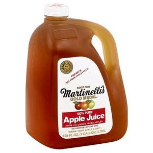 Martinellis 100% Juice Pure Apple 4/128 OZ [UNFI #339689] [ebt]