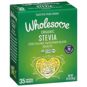 Wholesome Stevia Organic Packets 6/1.23 OZ [UNFI #1052216] [ebt]
