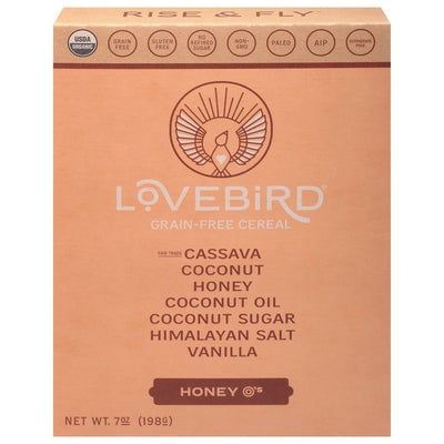 Lovebird Cereal Grain-Free Honey Os 6/7 OZ [UNFI #2875474] [ebt]