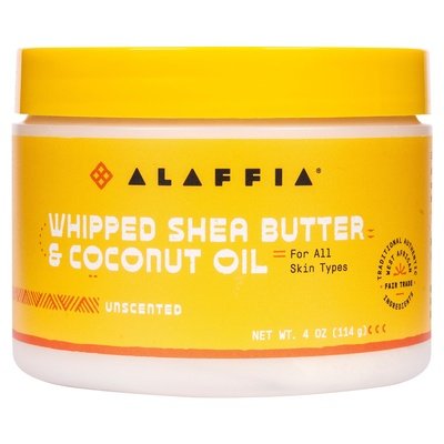 Alaffia Whipped Shea Butter & Coconut Oil Unscented 1/4 OZ [UNFI-CARLISLE #2580348]