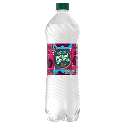 Poland Spring Spring Water Sparkling Black Cherry Flavor 12/33.8 OZ [UNFI #01199850] [ebt]