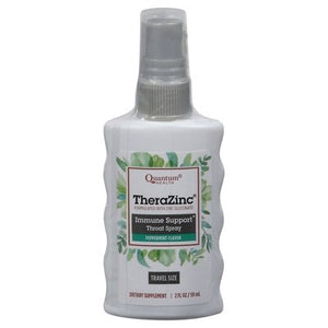 Quantum Health Throat Spray Peppermint Flavor Travel Size 2 OZ [UNFI-CARLISLE #1241173]