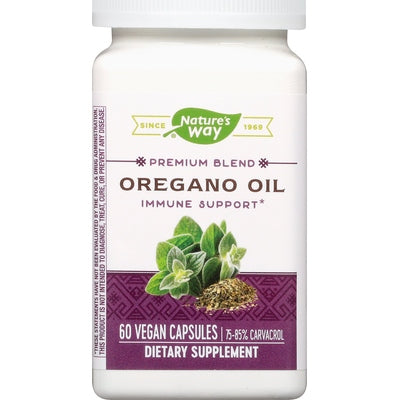 Natures Way Oregano Oil Immune Support Capsules 60 Vcap [UNFI-CARLISLE #496356] [ebt]