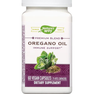 Natures Way Oregano Oil Immune Support Capsules 60 Vcap [UNFI-CARLISLE #496356] [ebt]