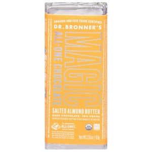Dr Bronners Chocolate All-One Salted Almond Butter 12/2.93 OZ [UNFI-CARLISLE #2724144] [ebt]