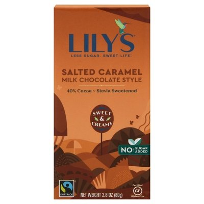 Lilys Milk Chocolate Style Salted Caramel 40% Cocoa 12/2.80 OZ [UNFI-CARLISLE #2066322] [ebt]