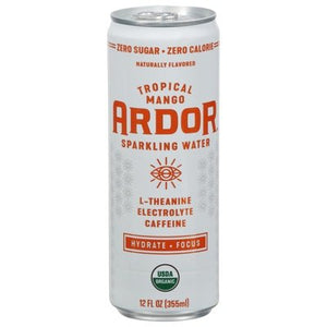 Ardor Sparkling Water Sparkling Water Tropical Mango 12/12 OZ [UNFI #2816353] [ebt] D