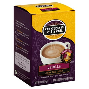 Oregon Chai Chai Tea Latte Powdered Mix Vanilla 6/8 CT [UNFI #245456] [ebt]