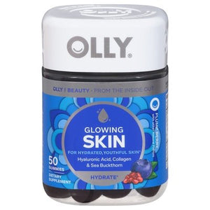 Olly Glowing Skin Plum Berry Gummies 1/50 CT [UNFI-CARLISLE #2557692]