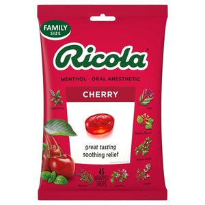 Ricola Drops Cherry Family Size 6/45 CT [UNFI-CARLISLE #2957686]