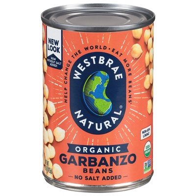 Westbrae Garbanzo Beans Organic 12/15 OZ [UNFI #306787] [ebt]
