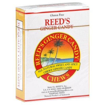 Reeds Ginger Candy Chews 20/2 OZ [UNFI-CARLISLE #144261] [ebt]