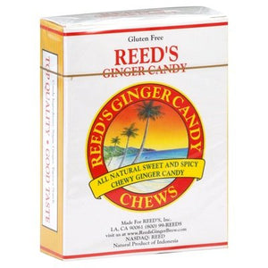 Reeds Ginger Candy Chews 20/2 OZ [UNFI-CARLISLE #144261] [ebt]