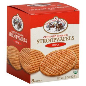 Shady Maple Farms Cookies Stroopwafels Maple 8/8.5 OZ [UNFI #1022151] [ebt]