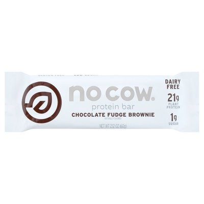 No Cow Protein Bar Chocolate Fudge Brownie 12/2.12 OZ [UNFI-CARLISLE #2218816] [ebt]