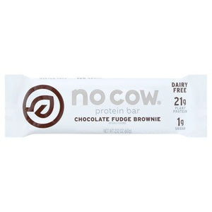 No Cow Protein Bar Chocolate Fudge Brownie 12/2.12 OZ [UNFI-CARLISLE #2218816] [ebt]