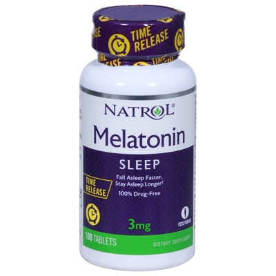Natrol Melatonin Sleep 3 Mg Tablets 100 Tab [UNFI-CARLISLE #937193]