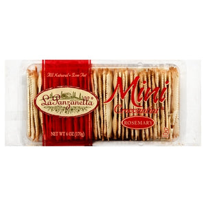 La Panzanella Crackers Artisan Rosemary Mini 12/6 OZ [UNFI #1572700] [ebt]