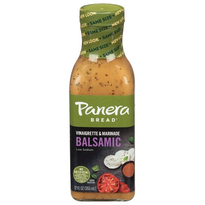 Panera Bread Vinaigrette & Marinade Low Sodium Balsamic 6/12 OZ [UNFI #03143302] [ebt]