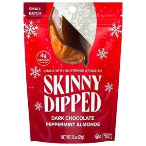 Skinnydipped Almonds Dark Chocolate Peppermint 10/3.5 OZ [UNFI #2492502] [ebt]