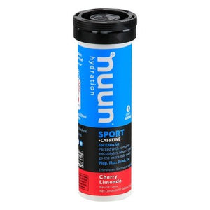 Nuun Sport + Caffeine Tablets Cherry Limeade 8/10 TAB [UNFI-CARLISLE #1791300]