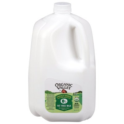 Organic Valley Milk Fat Free 4/128 OZ [UNFI #2501583] [ebt]
