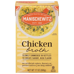 Manischewitz Broth Chicken 12/17 OZ [UNFI #2646842] [ebt]