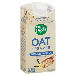 Nutpods Oat Creamer French Vanilla Dairy-Free Unsweetened 12/11.2 OZ [UNFI #2667897] [ebt]