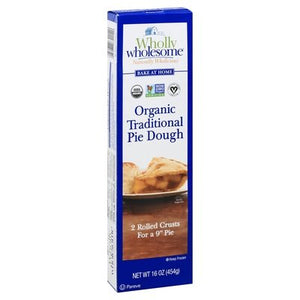 Wholly Wholesome Pie Dough Organic Traditional 6/16 OZ [UNFI #1056258] [ebt]
